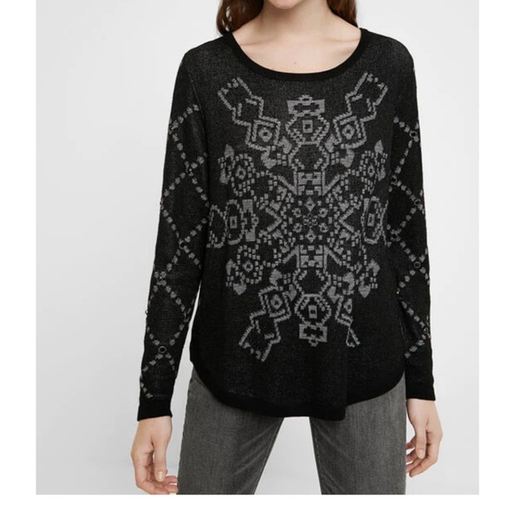 NWT Desigual sparkle and jewel sweater - Picture 6 of 14